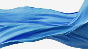 Flowing wave cloth, 3d rendering. video