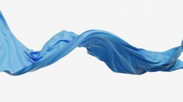 Flowing wave cloth, 3d rendering. video