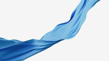 Flowing wave cloth, 3d rendering. video