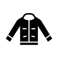 conductor chaqueta vector glifo icono para personal y comercial usar.