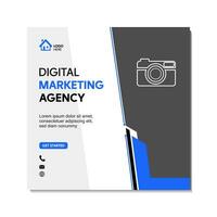 High-Quality Social Media Banner Templates for Digital Business Agents vector