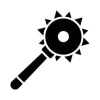 Mace Vector Glyph Icon For Personal And Commercial Use.