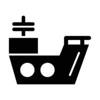 crucero vector glifo icono para personal y comercial usar.