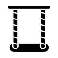 Swing Vector Glyph Icon For Personal And Commercial Use.