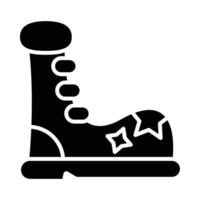 Clown Shoes Vector Glyph Icon For Personal And Commercial Use.