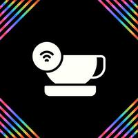 inteligente café jarra vector icono