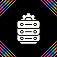 Data Center Maintenance Vector Icon
