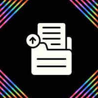 Document Upload Vector Icon