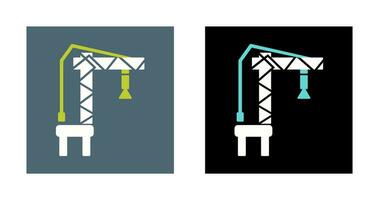 Harbor Crane Vector Icon