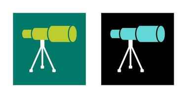 Telescope on Stand Vector Icon