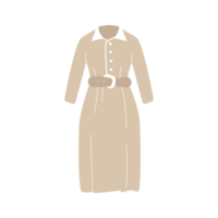 illustration of a midi dress png