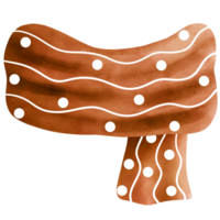 hand- tekening waterverf herfst kleren en accessoires illustratie. herfst wijnoogst bruin sjaal clip art. png