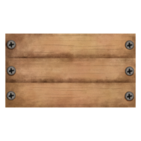 rustico acquerello di legno scatola illustrazione. png