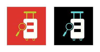 Luggage Inspection Vector Icon