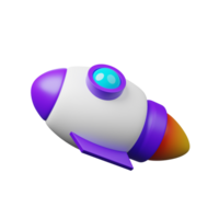 3d Raum Rakete png