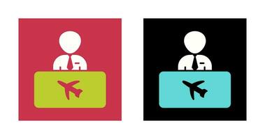 Flight Information Vector Icon