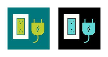 Plug and Socket Vector Icon