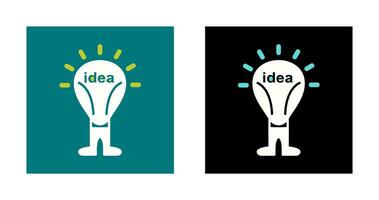 icono de vector de idea brillante