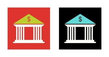 Bank Building Vector Icon