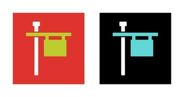 Post Sign Vector Icon