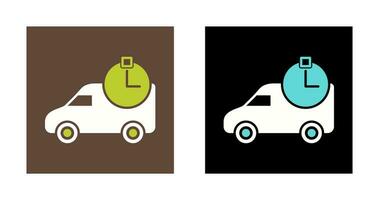 Time Based Delivery Vector Icon