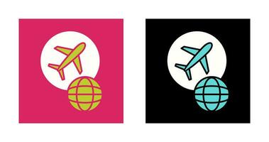 Global Flights Vector Icon