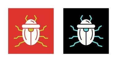 icono de vector de escarabajo
