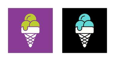 icono de vector de helado