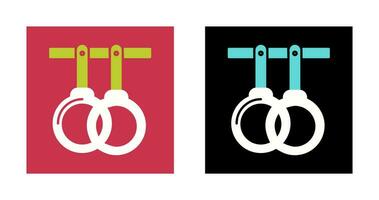 Gym Rings Vector Icon