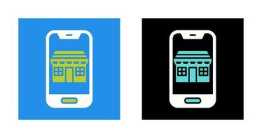 Mobile Store Vector Icon