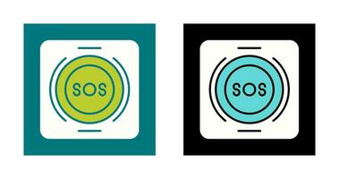 Emergency Button Vector Icon