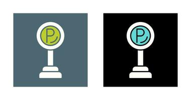 Parking Sign Vector Icon