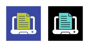 Content Writing Vector Icon