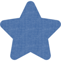 Blau Jeans Denim Stoff Material Baumwolle Textur Star Mode y2k Jahrgang alt Schule cool Kinder png