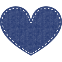 Blau Jeans Denim Stoff Material Baumwolle Textur Herz Mode y2k Jahrgang alt Schule cool Kinder png