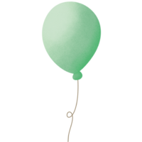 ballon pastel coloré anniversaire vacances fête anniversaire cadeau surprise fête décoration png