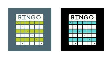 icono de vector de bingo