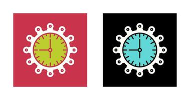 icono de vector de reloj