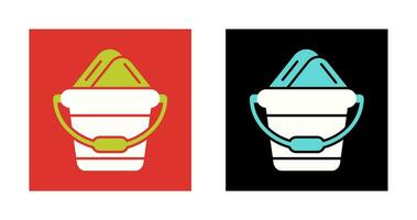 Sand Bucket Vector Icon