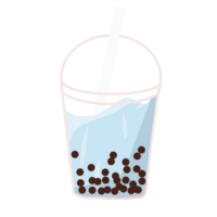 Boba drink illustration png