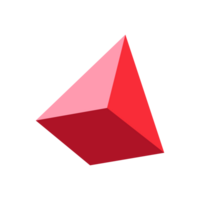 triangular prism shapes element png