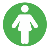 weiblich Zeichen, zum Frauen nur Symbol Zeichen png