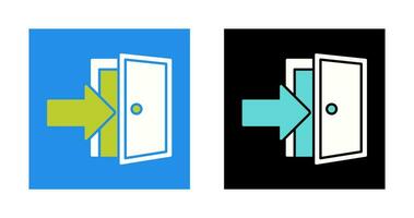 Exit Door Vector Icon