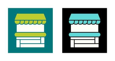 Food Stand Vector Icon