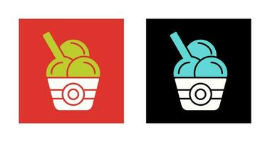 icono de vector de helado