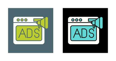 Native Advertising Vector Icon