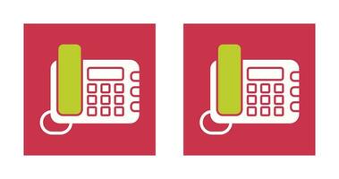 Land Line Phone Vector Icon