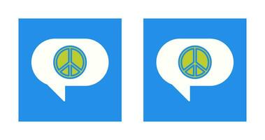 Peace Chat Vector Icon