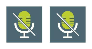 Microphone Mute Vector Icon