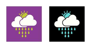 icono de vector de lluvia